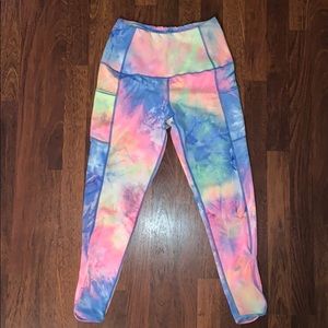 NWT Tie Dye High Waisted 7/8 Leggings